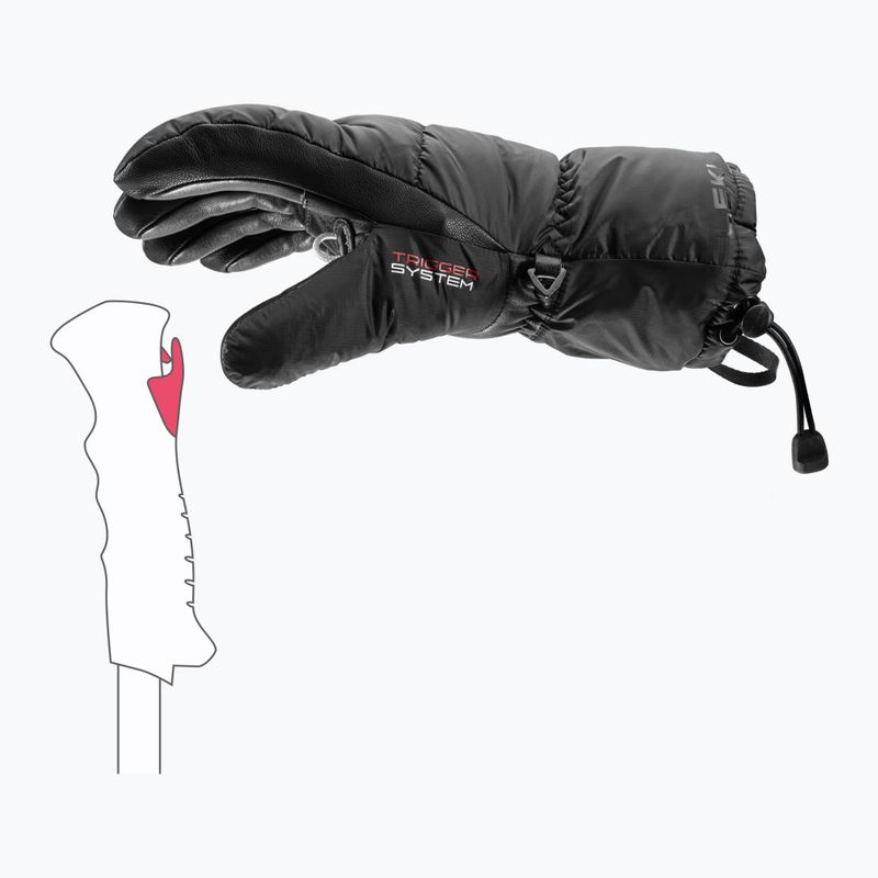Dámské lyžařské rukavice LEKI Glace 3D Women black 5