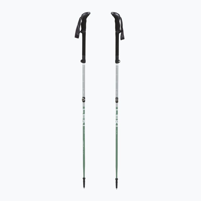 Trekové hole LEKI Makalu FX TA silver/greygreen/white