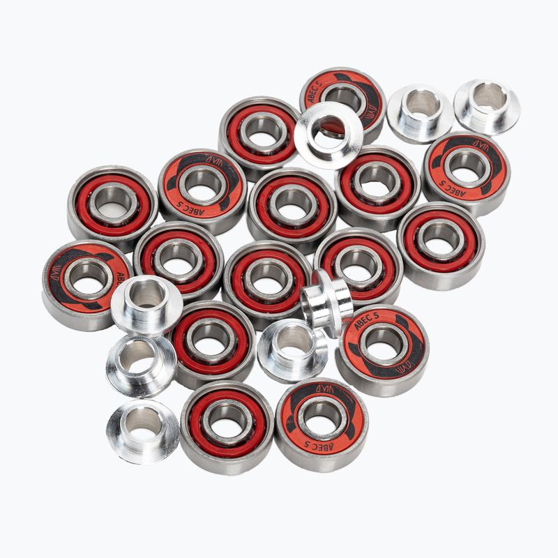 Powerslide PS One Spacer/Bearings kolečka pro kolečkové brusle 80mm/82A 8 ks bílá 905308 3