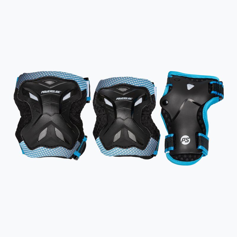 Sada dětských chráničů Powerslide Kids Pro Set black/blue 10