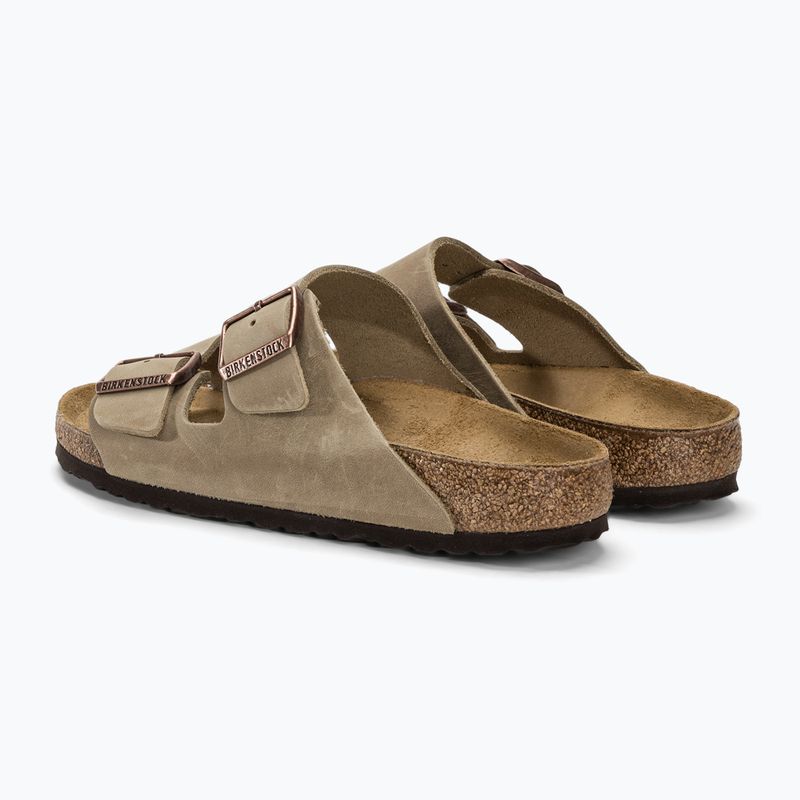 Pantofle BIRKENSTOCK Arizona LEOI Narrow tabacco brown 3