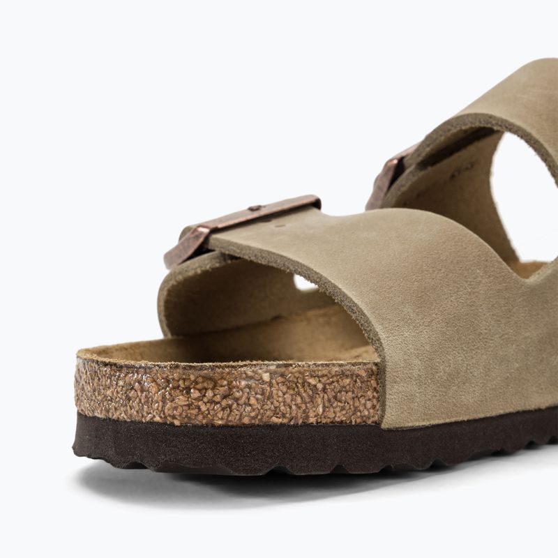 Pantofle BIRKENSTOCK Arizona LEOI Narrow tabacco brown 8