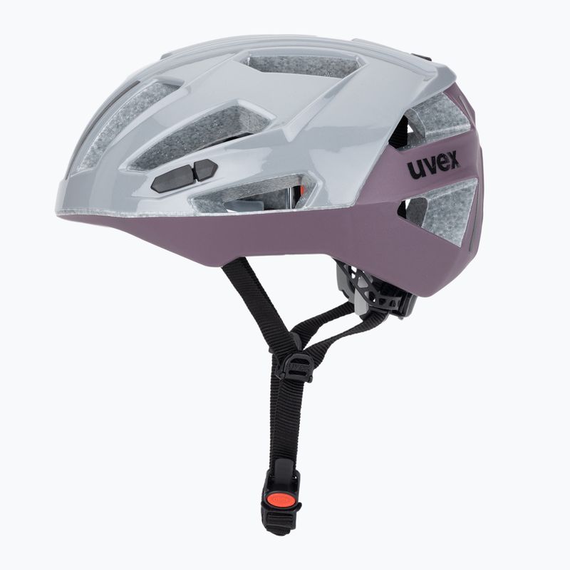 Cyklistická helma UVEX Gravel X rhino/plum 3