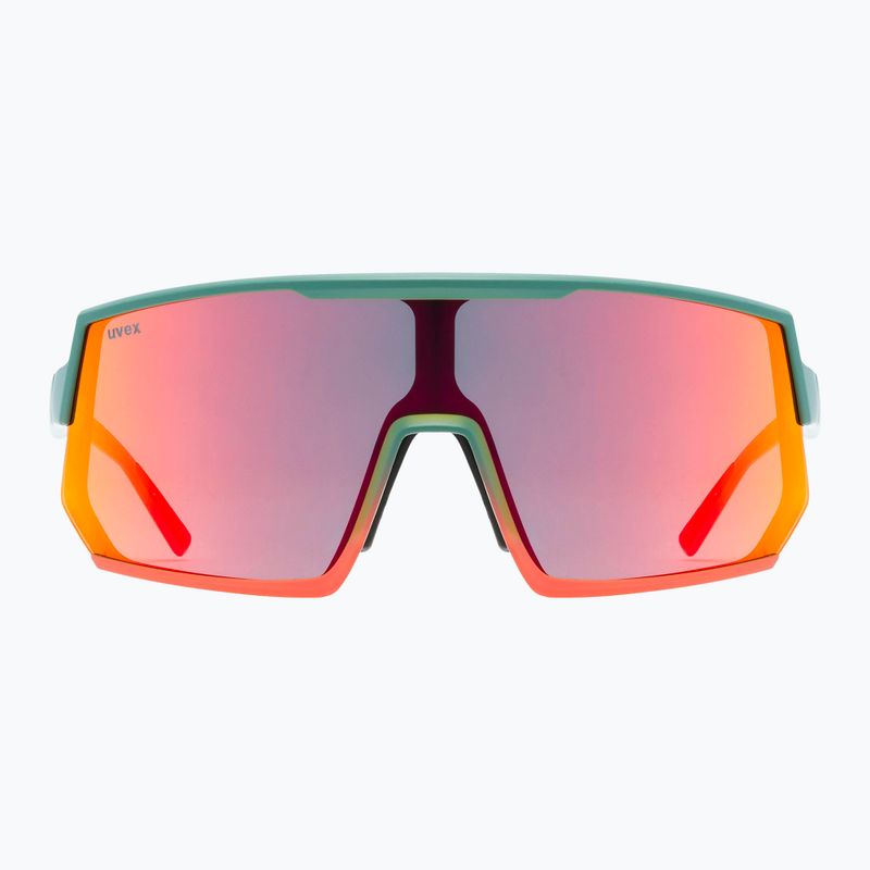Cyklistické brýle UVEX Sportstyle 235 moss grapefruit mat/mirror red 53/3/003/7316 7