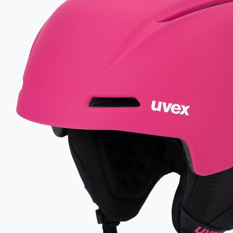 Dětská lyžařská helma UVEX Viti pink matt 7