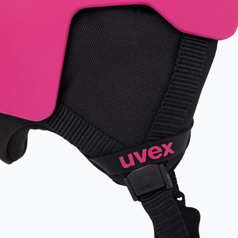Dětská lyžařská helma UVEX Viti pink matt 8