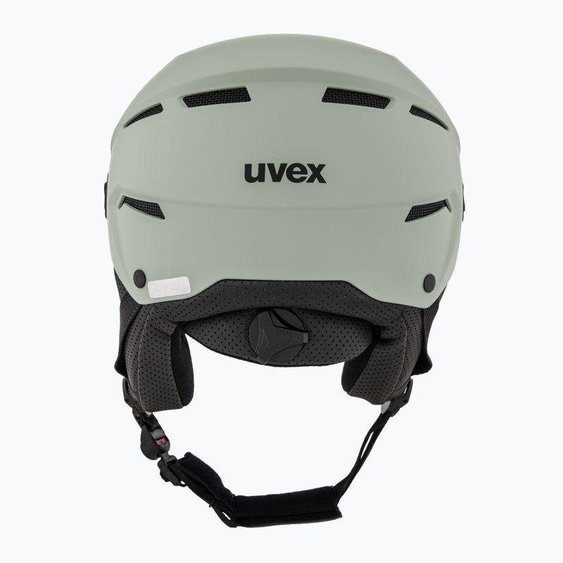 Lyžařská helma UVEX Instinct Visor oxid green matt/mirror silver/smoke 4