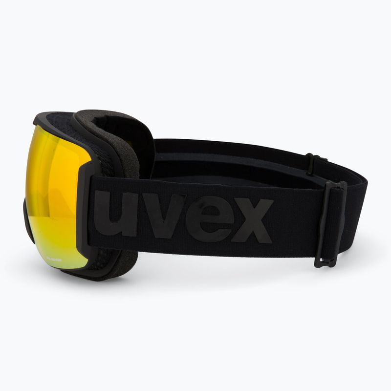 Lyžařské brýle UVEX Downhill 2100 CV black matt/mirror orange yellow 4