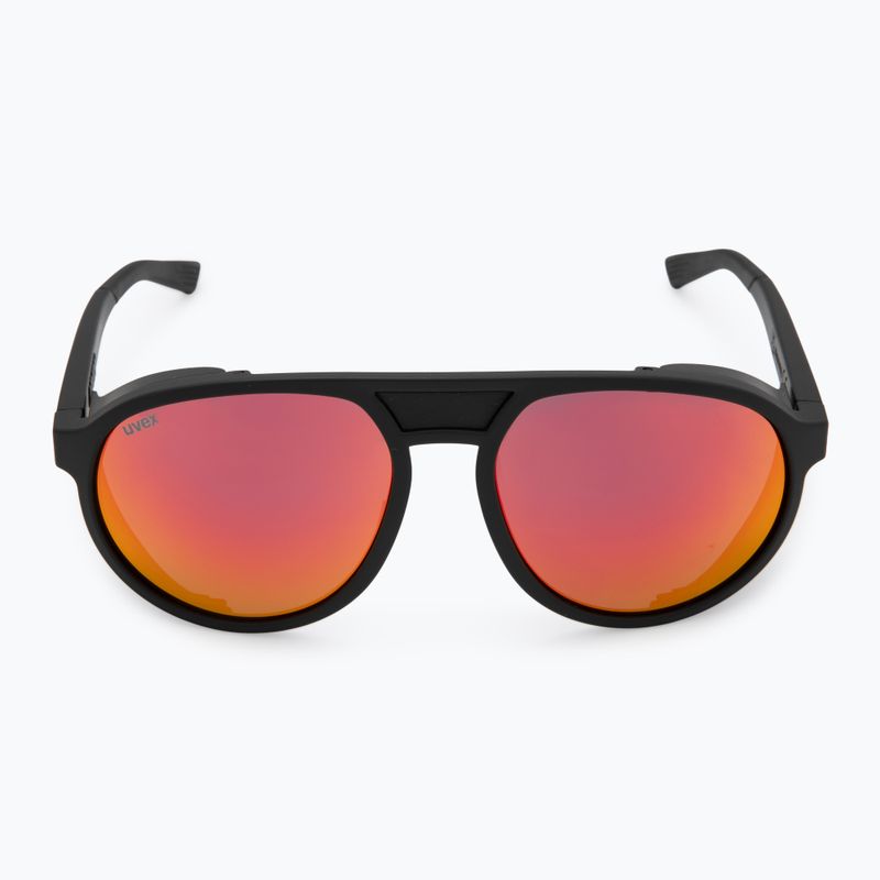 Sluneční brýle UVEX MTN Classic Pure black matt/mirror red 3