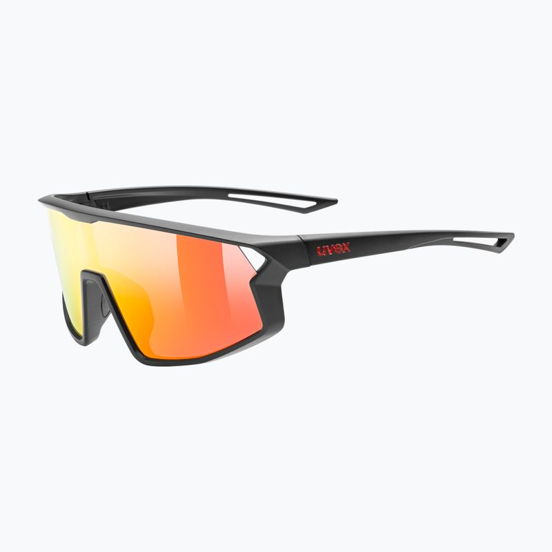 Dětské sluneční brýle UVEX Skyryse Jr black matt/mirror red