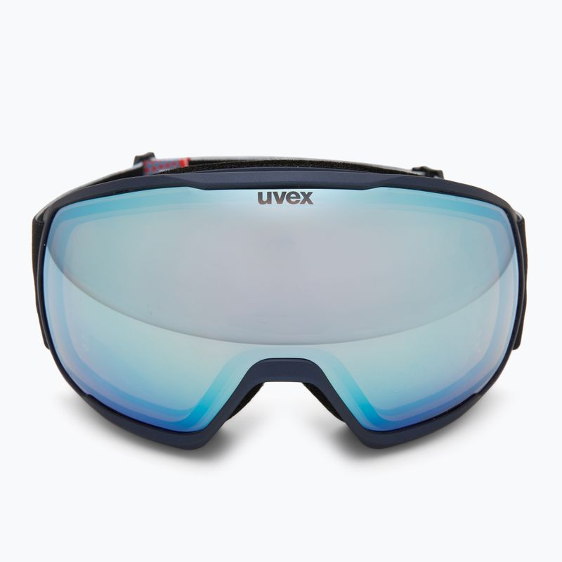 Lyžařské brýle UVEX Victorious FM dust blue matt/mirror sapphire 2