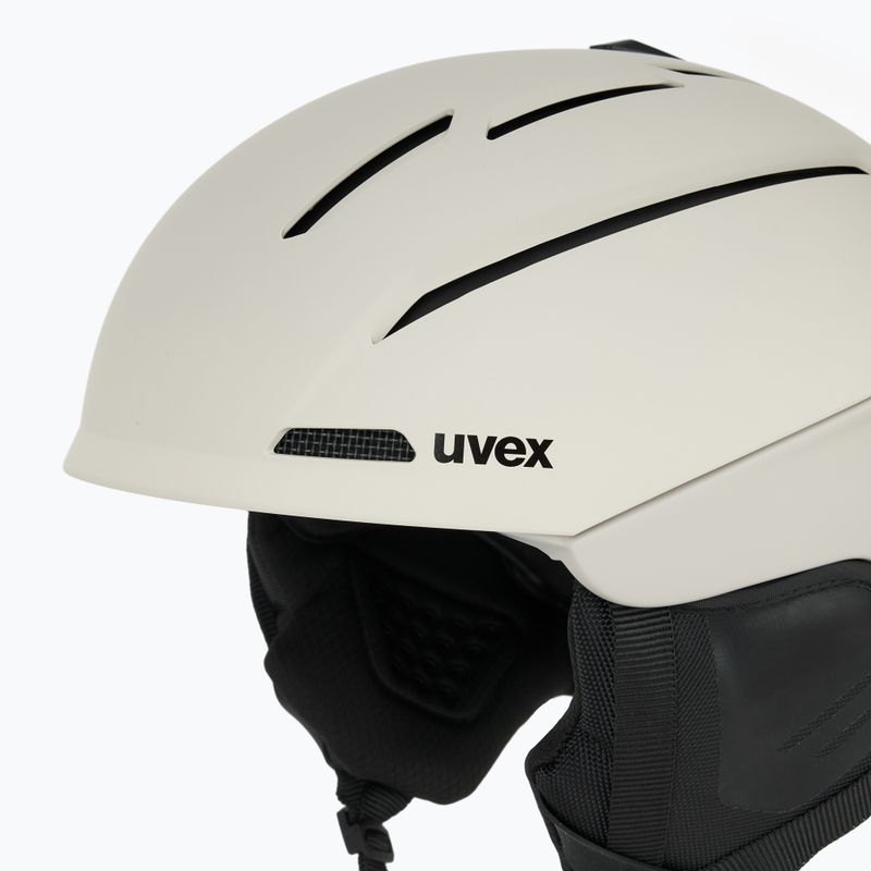 Lyžařská helma UVEX Gravitate warm grey matt 7