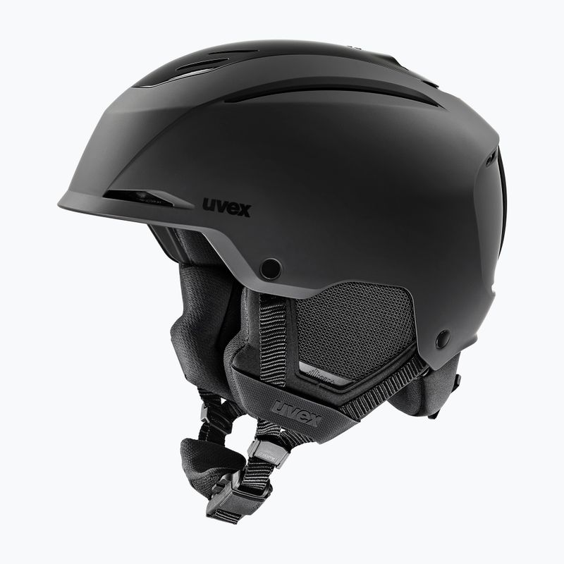 Lyžařská helma UVEX Resolution black matte