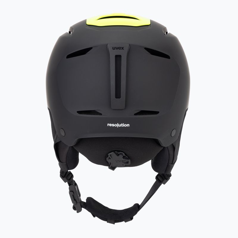 Lyžařská helma UVEX Resolution black/electrum grad matt 4
