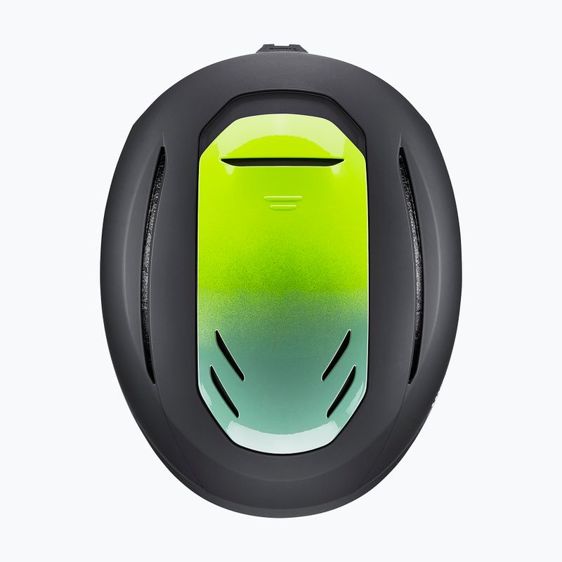 Lyžařská helma UVEX Resolution black/electrum grad matt 12