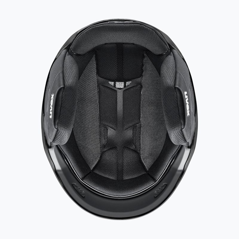 Lyžařská helma UVEX Resolution black/electrum grad matt 13