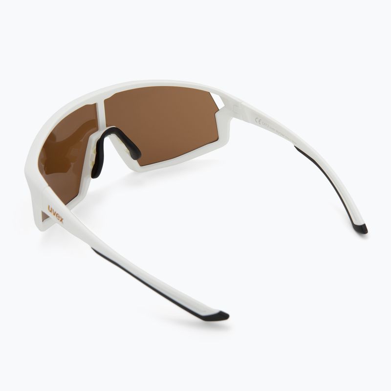 Sluneční brýle Uvex Skyryse white matt/mirror gold 2