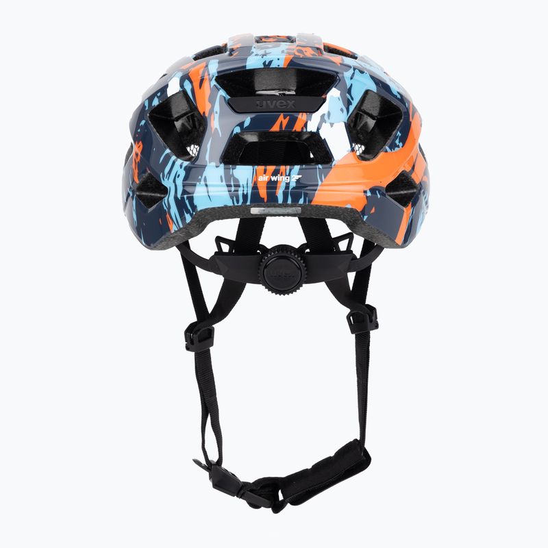 Dětská cyklistická helma UVEX Air Wing 2 papaya/bubble blue 4
