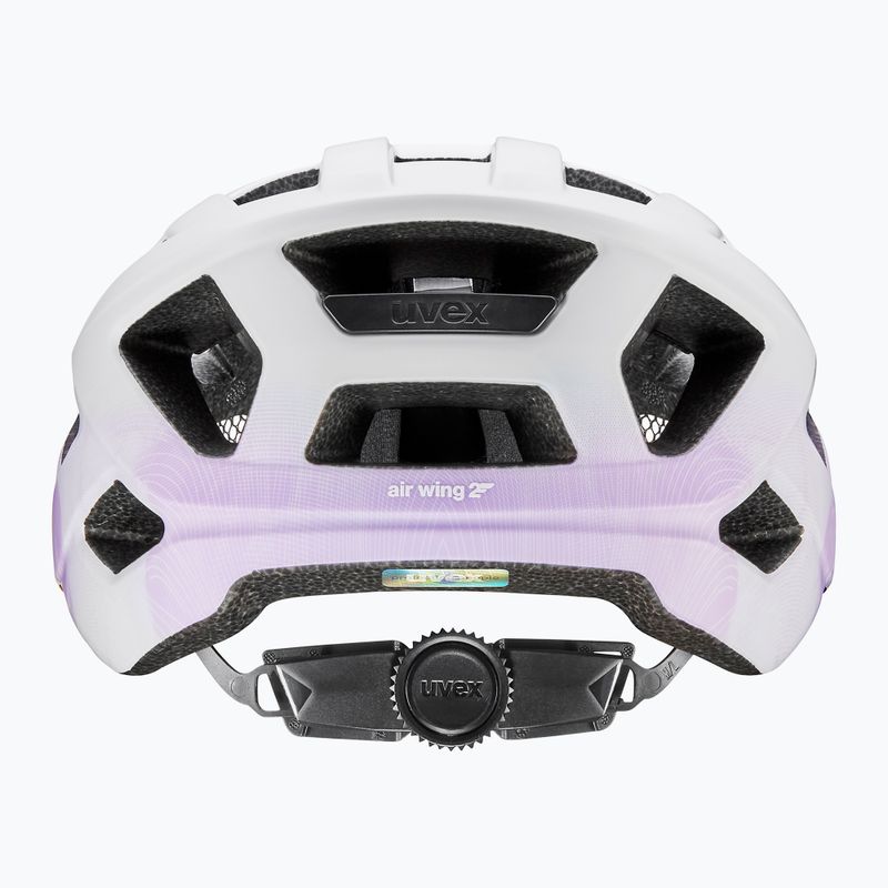 Dětská cyklistická helma UVEX Air Wing 2 CC lilac/white matt 10