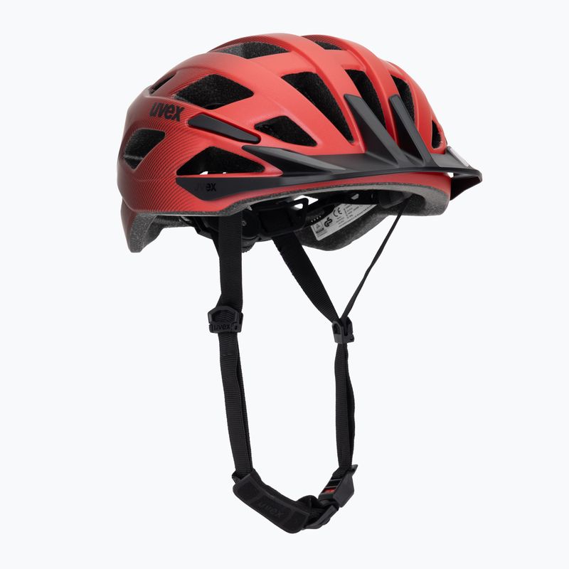 Cyklistická helma UVEX I-vo 2 red/black matte 2
