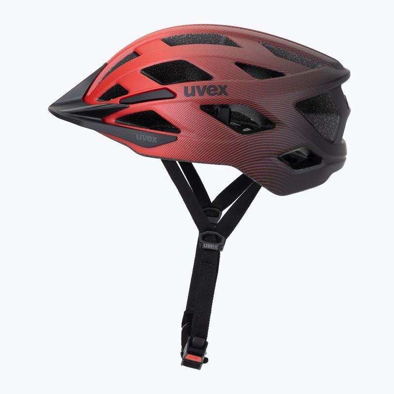 Cyklistická helma UVEX I-vo 2 red/black matte 3