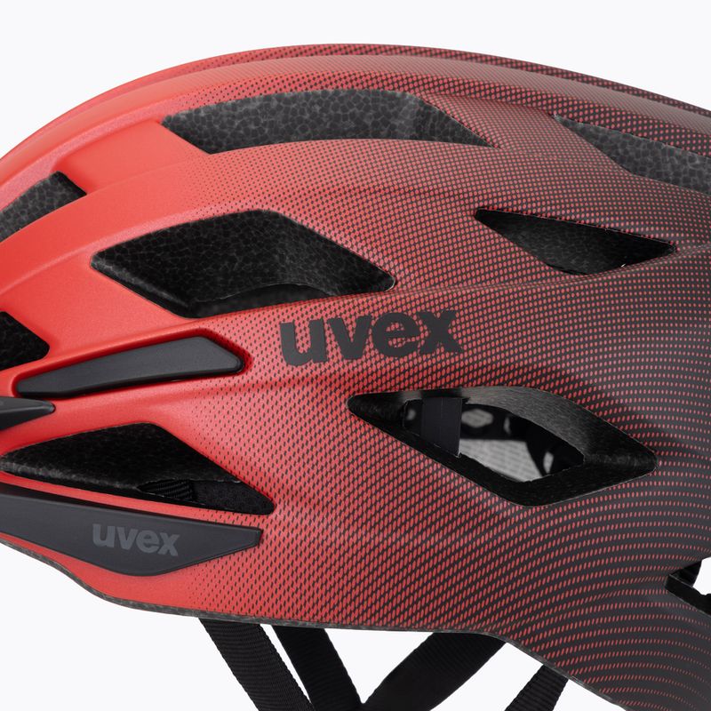Cyklistická helma UVEX I-vo 2 red/black matte 7