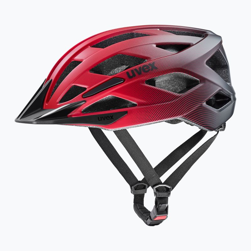 Cyklistická helma UVEX I-vo 2 red/black matte 8