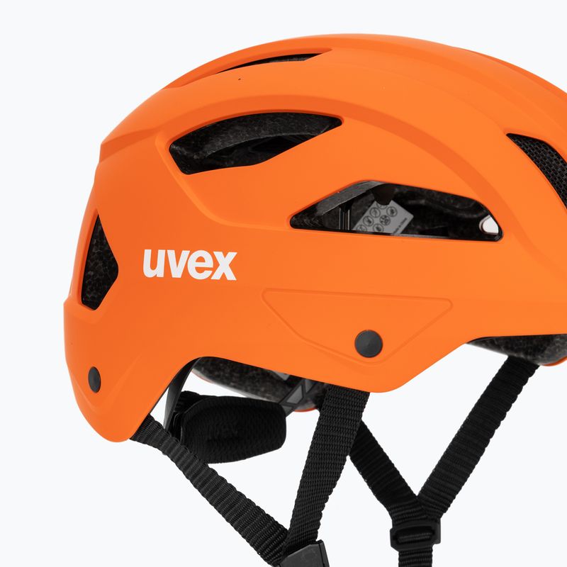Cyklistická helma UVEX Stride papaya matt 7