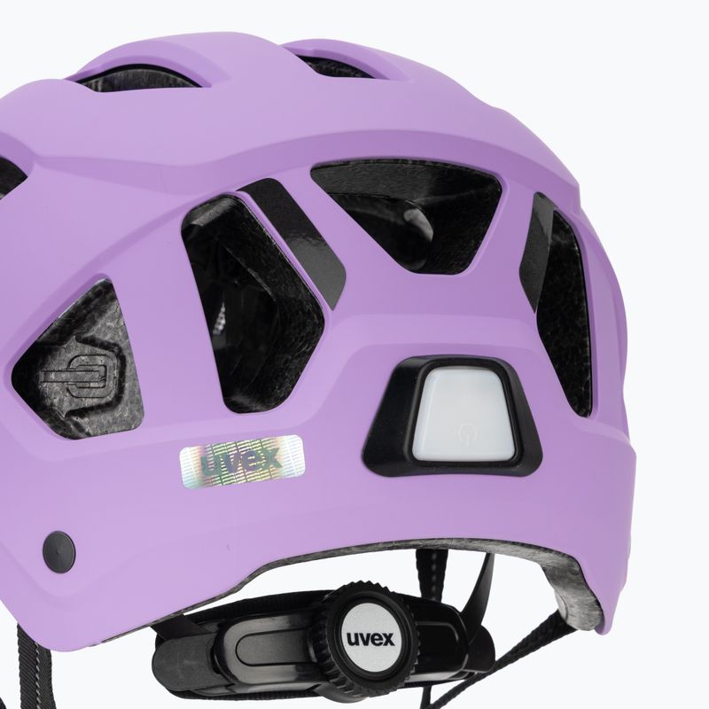 Cyklistická helma UVEX City Stride lilac matt 8
