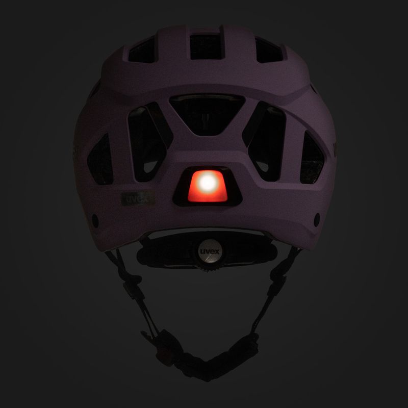 Cyklistická helma UVEX City Stride lilac matt 9
