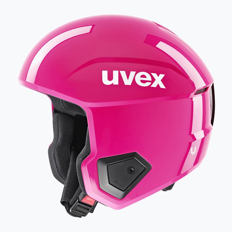 Dětská lyžařská helma UVEX Race Up pink