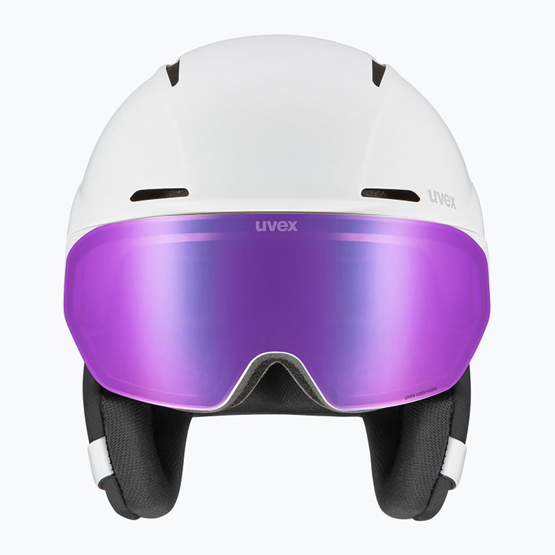 Lyžařská helma UVEX Horizon CV MIPS white matt 2