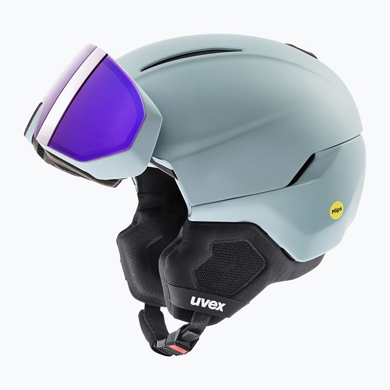 Lyžařská helma UVEX Horizon CV MIPS oxid green matt 6