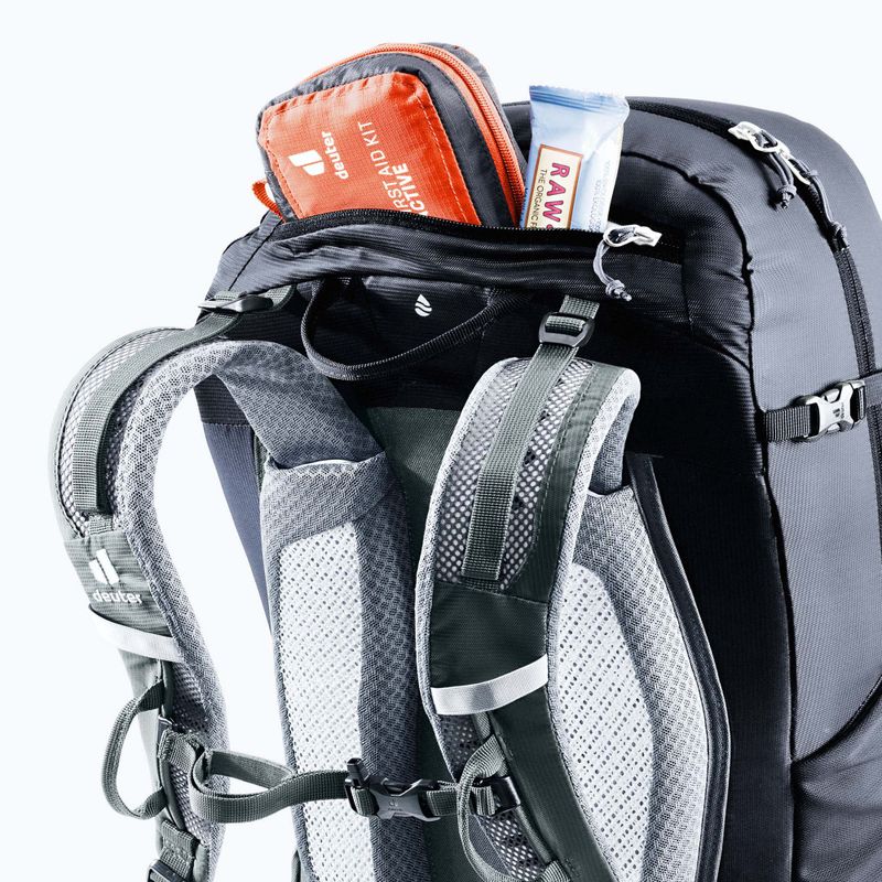 Turistický batoh deuter Trail Pro 33 l black/shale 11