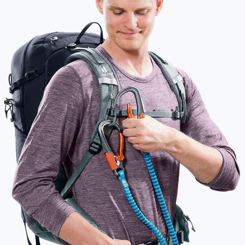 Turistický batoh deuter Trail Pro 33 l black/shale 14