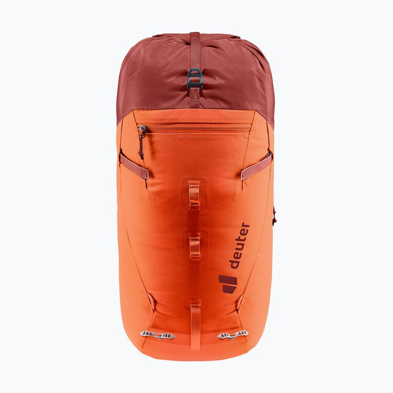 Dámský lezecký batoh deuter Guide 22 l SL papaya-redwood