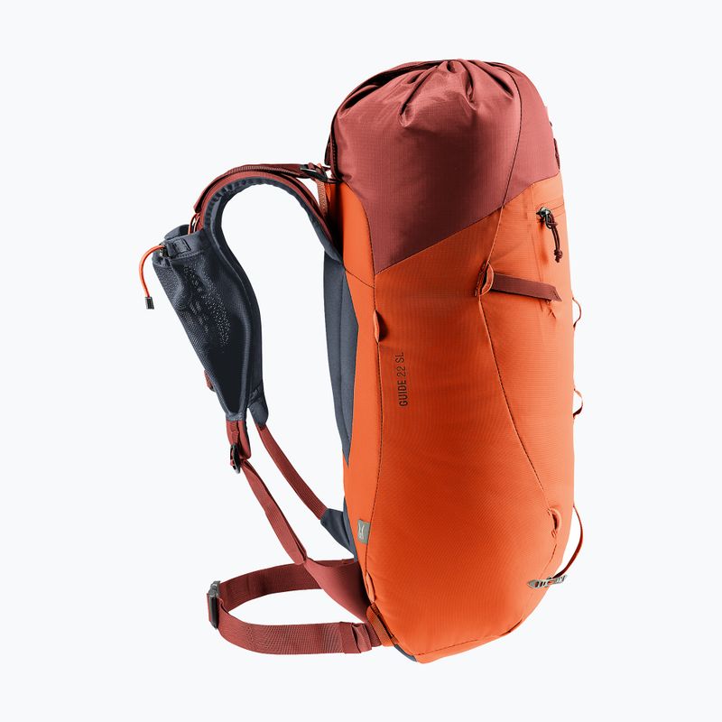 Dámský lezecký batoh deuter Guide 22 l SL papaya-redwood 3