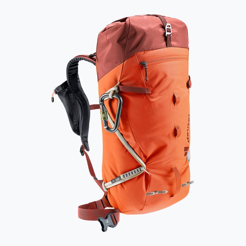 Dámský lezecký batoh deuter Guide 22 l SL papaya-redwood 5