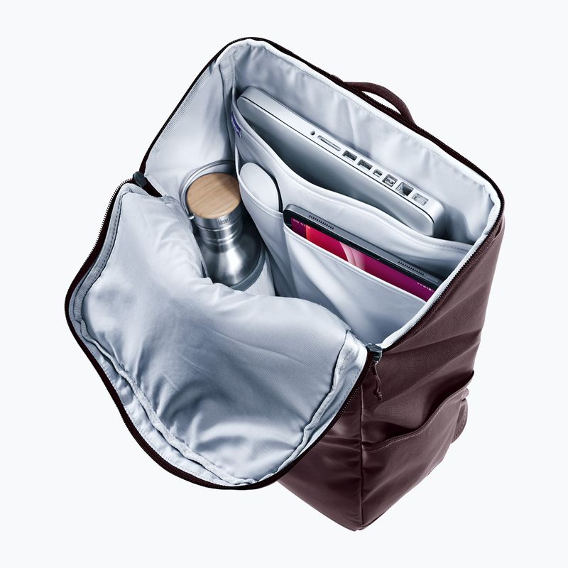 Městský batoh deuter Stockholm LTD 22 l aubergine 8