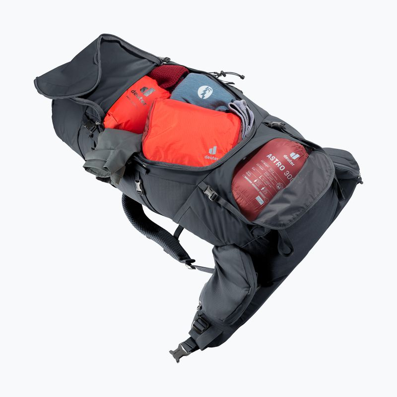 Trekový batoh deuter Aircontact Core 60 + 10 l black 11