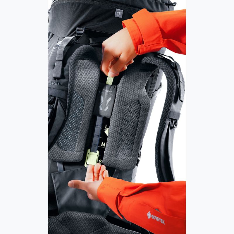 Trekový batoh deuter Aircontact Core 60 + 10 l black 12