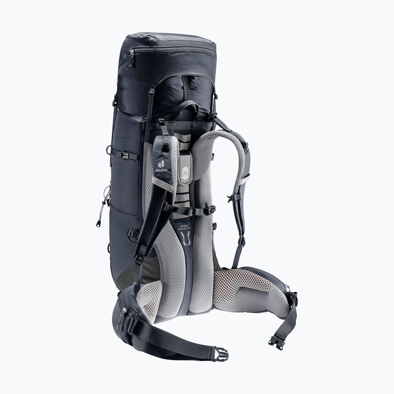 Trekový batoh deuter Aircontact Lite 40 + 10 l black/graphite 10