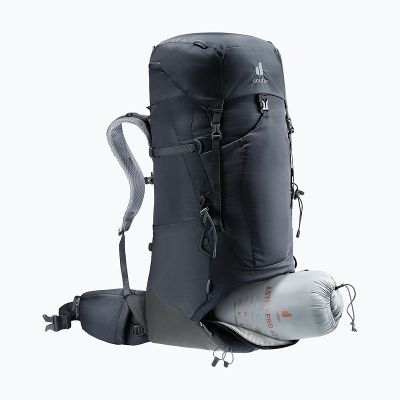 Trekový batoh deuter Aircontact Lite 50 + 10 l black/graphite 7