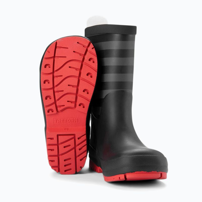 Dětské holínky Tretorn Granna black/ grey 11