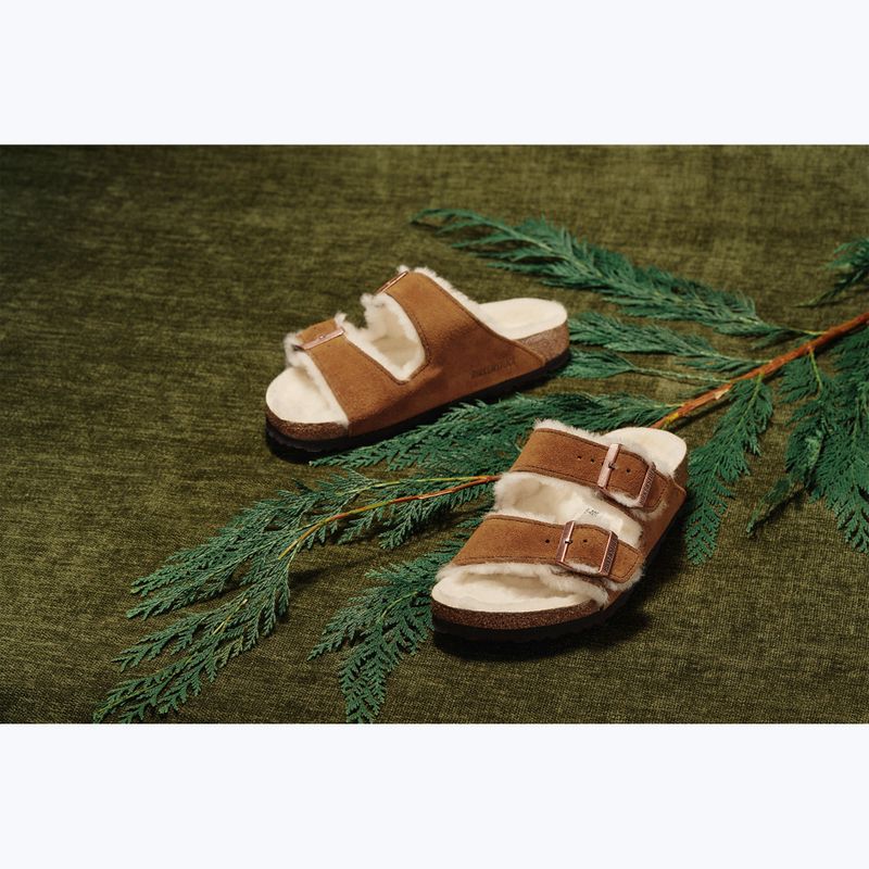 Nazouváky BIRKENSTOCK Arizona Shearling SL Narrow mink 11