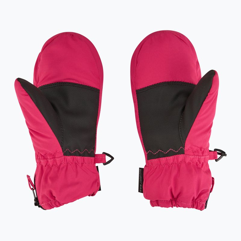 Dětské lyžařské rukavice ZIENER LE Zoo Minis pop pink 3