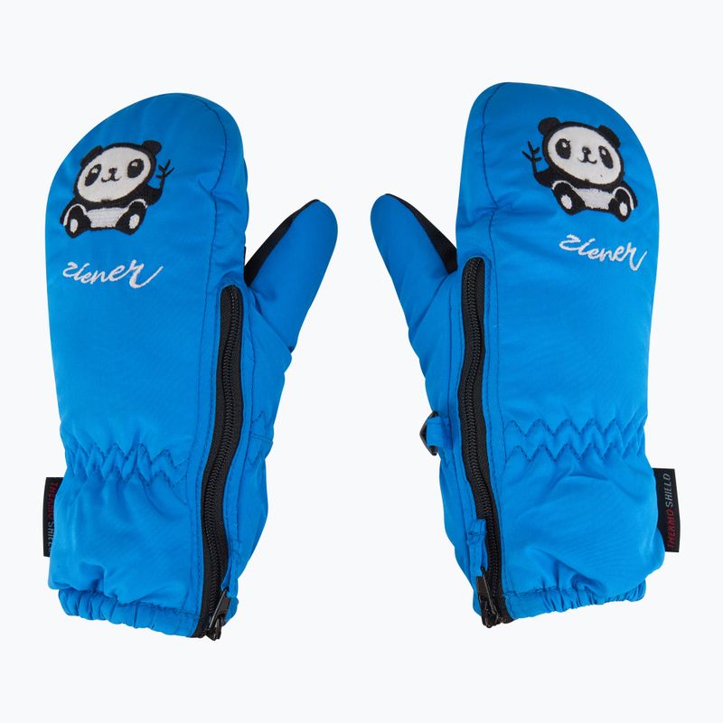 Dětské lyžařské rukavice ZIENER LE Zoo Minis persian blue 4