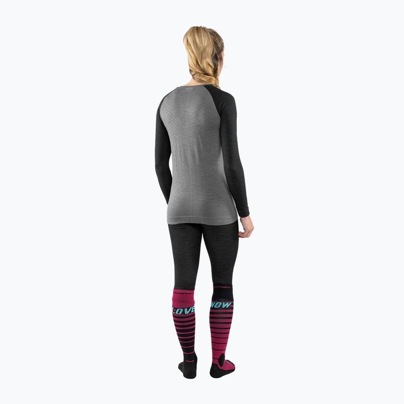 Dámské termo legíny DYNAFIT Tour Light Merino 3/4 black out 3