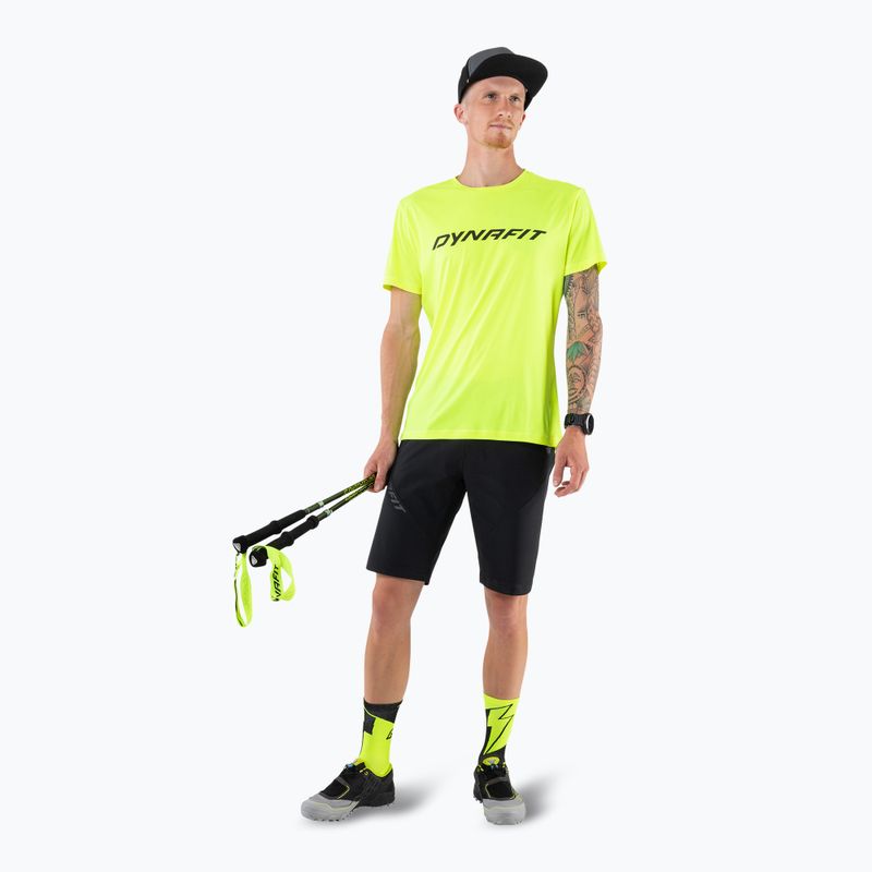 Ponožky DYNAFIT No Pain No Gain neon yellow black out 4