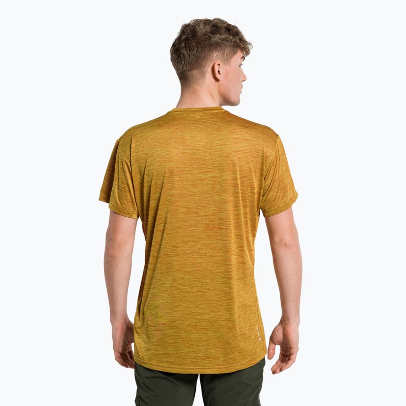 Salewa pánské trekové tričko Puez Melange Dry hnědé 26537 3